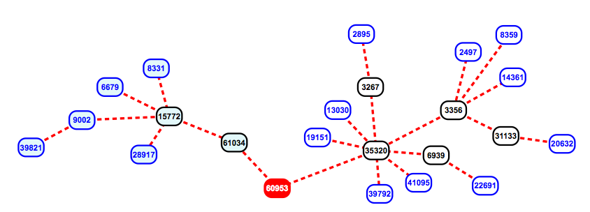 С точки зрения BGP Интернет выглядит как множество соединенных между собой автономных систем